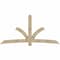 Ekena Millwork Davenport Rough Sawn Timber Gable Bracket, Douglas Fir, 108"W x 54"H x 6"D x 6"F, 12/12 Pitch GBW108X54X0606DAV00RDF - alternate 1